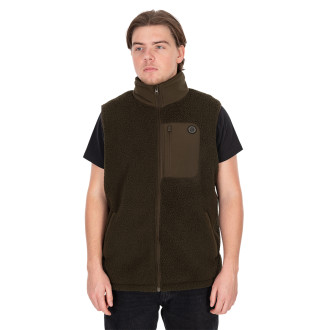 Vesta Fox Olive Sherpa Hybrid Gilet
