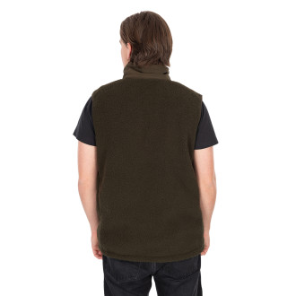 Vesta Fox Olive Sherpa Hybrid Gilet