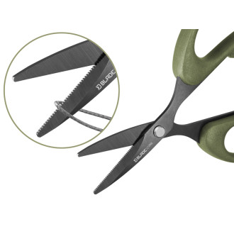 Nůžky s vroubky Delphin BladeX Long Titan 12 cm