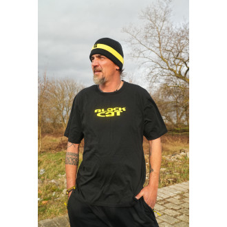 Tričko BlackCat Logo Black T-Shirt