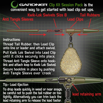 Sada Gardner Covert Clip Kit C-Thru