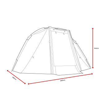 Přístřešek Korum Recoil Overnight Shelter