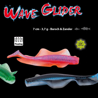 Iron Claw nástraha Wave Glider 7cm 3,7g RWF blistr 6ks