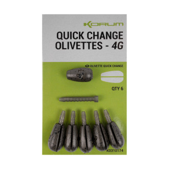 Rychlovýměná zátěž Korum Quick Change Olivettes