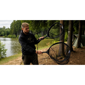 Plovoucí podběrák s pogumovanou síťkou Giants Fishing Deluxe Rubber Float L 50x40cm