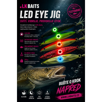 Pilker LK Baits Led Eye Pink Marble