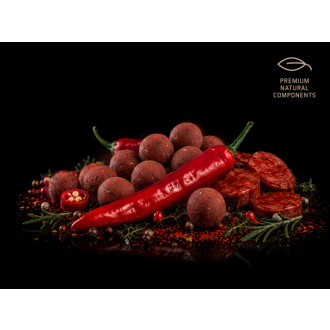 Boilie Delphin BreaX / HotHELL Robin red Chilli Fr.Klobása 300g