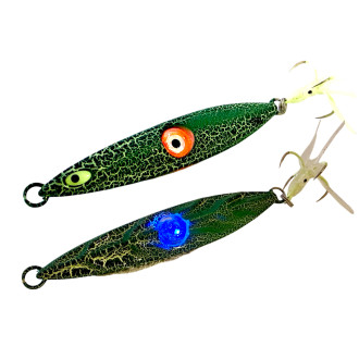Pilker LK Baits Led Eye Green Marble