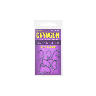 Háčky ESP Cryogen Grip Rigger Barbless 10ks