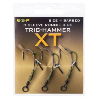 Návazce ESP  D-Sleeve Ronnie Rigs Trig-Hammer XT Barbed