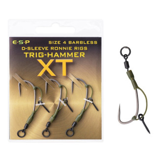 Návazce ESP D-Sleeve Ronnie Rigs Trig-Hammer XT Barbless