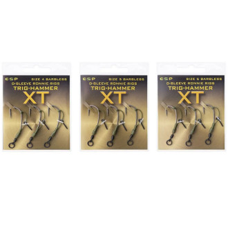 Návazce ESP D-Sleeve Ronnie Rigs Trig-Hammer XT Barbless