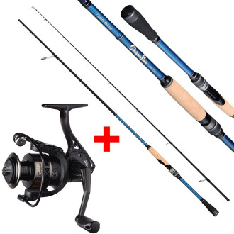 Prut Giants Fishing Deluxe Spin 2,43m 7-25g + Naviják Deluxe FD 3000