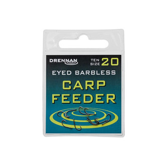 Háčky Drennan bez protihrotu Eyed Carp Feeder Barbless 10ks