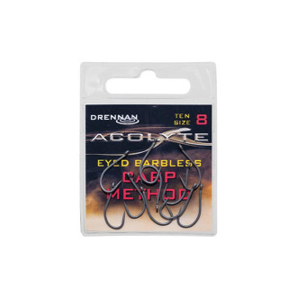 HáčkyDrennan  Acolyte Carp Method Barbless 10ks