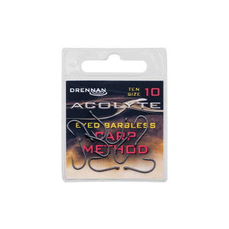 HáčkyDrennan  Acolyte Carp Method Barbless 10ks