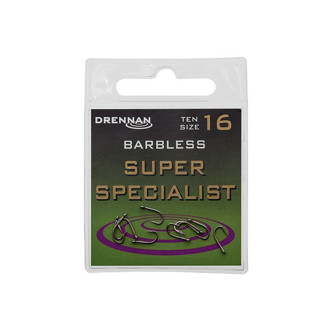 Háčky Drennan bez protihrotu Super Specialist Barbless 10ks