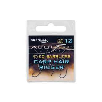 Háčky Drennan Acolyte Carp Hair Rigger Barbless 10ks