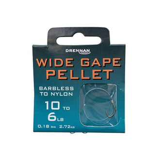 Návazce Drennan Wide Gape Pellet barbless 10ks