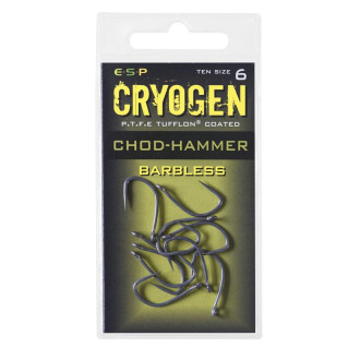 Háčky ESP Chod-Hammer Cryogen Barbless 10ks
