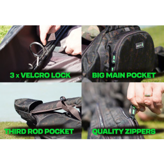 Pouzdro ZFish na 2 pruty Z-CORE Elite Carp Holdall 2 Rods