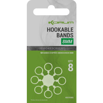 Gumičky na nástrahy Korum Smokescreen Hookable Bands