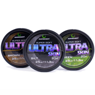Splétaná šňůra Gardner Ultra Skin šedá 20m
