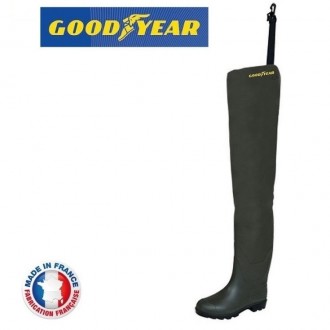 Brodící nohavice Goodyear Hip Waders Cuissarde SP Green