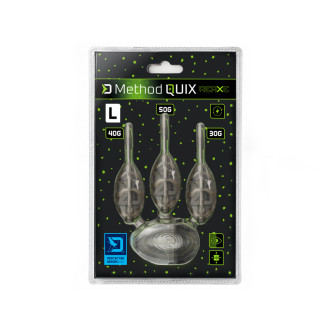 Sada krmítek s formičkou Delphin Method Quix Reaxe 3+1 L