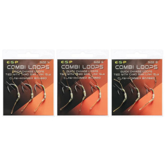 Návazec ESP Combi Loop Rigs Barbed 3ks