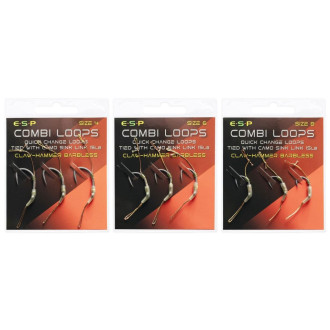 Návazec ESP Combi Loop Rigs Barbless 3ks