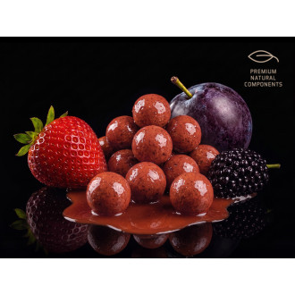 Boilie v dipu Delphin BreaX / SweetBERRY Moruše Jahoda Švestka 250ml