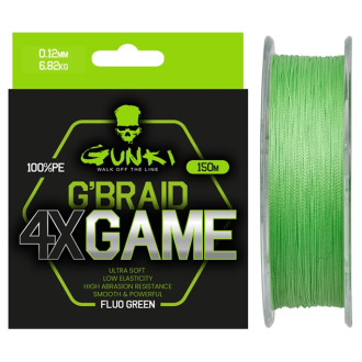 Pletená šňůra Gunki G Braid 4X Game 150m