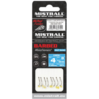 Feederový návazec Mistrall Chinu MF20 Bait Band 10cm 8ks