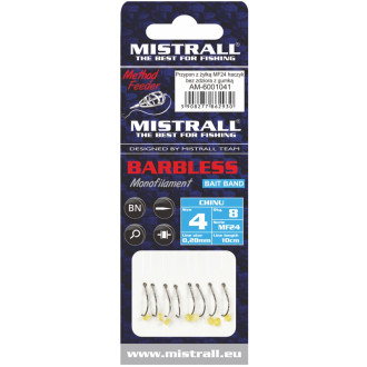 Feederový návazec Mistrall Chinu MF24 Bait Band 10cm 8ks