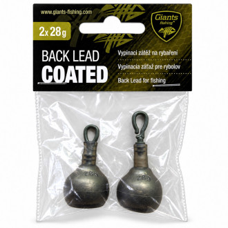 Vypínací zátěž Giants Fishing  Back Lead Coated 28g 2ks