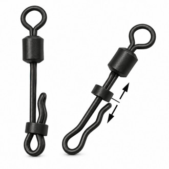 Obratlík Giants Fishing Rychlovýměnný s klipem Clam Lock Quick Change Swivel 8 30kg 10ks