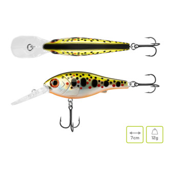 Wobler Delphin Wobby Crank-DP Float 12g 7cm