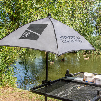 Deštník na nástrahy Preston Offbox Grey Bait Brolly