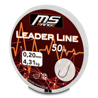 MS Range návazcový vlasec Leader Line, 50 m průměr: 0,28 mm