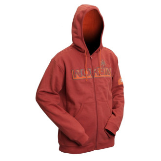 Mikina Norfin Hoody Terracota červená