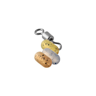 Obratlíky Drennan s korálkem Swivel Stop Beads 8ks