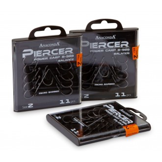 Háček Anaconda Piercer Power Carp B-988 Balance 11ks