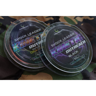 Splétaná šňůra Gardner Kinetic Outreach Shock Leader Orange 0,26mm 50m
