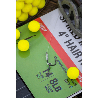 Hotové návazce Korum Spiked Method Hair Rigs 10cm 8ks