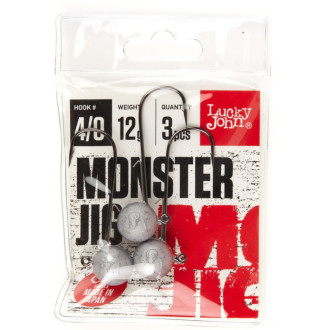 Jigová hlavička Lucky John Monster Jig 4/0 3ks