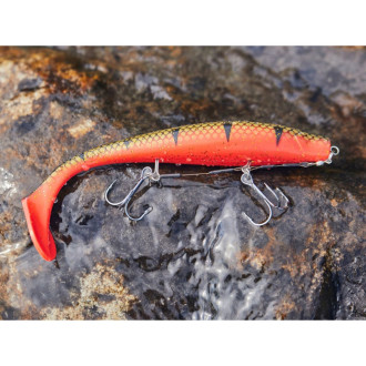 Gumová nástraha Lucky John 3D Kubira Swim Shad 9" SET Hot Pro Perch