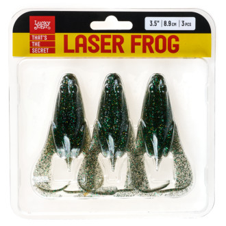 Žába Lucky John Laser Frog 3,5" 8,9cm 3ks barva Z11