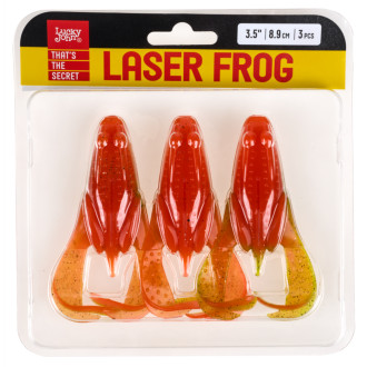 Žába Lucky John Laser Frog 3,5" 8,9cm 3ks barva Z12