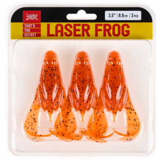 Žába Lucky John Laser Frog 3,5" 8,9cm 3ks